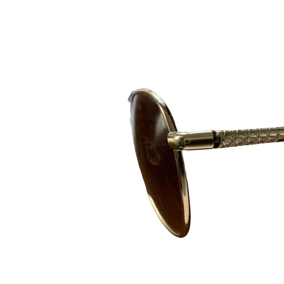 Christian Dior Aviator Sunglasses Vintage Brown Gold - Picture 7 of 10